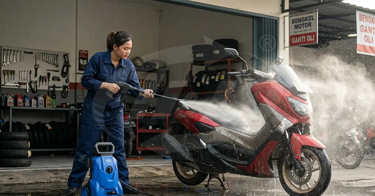 Tips Penggunaan Jet Cleaner yang Benar dan Waktu Tepat Ganti Oli