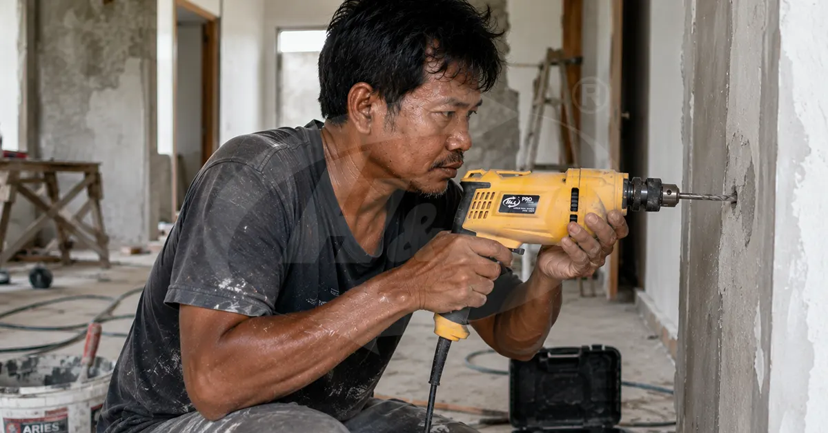 Cara Memilih Mesin Bor untuk Rumah dan Bangunan